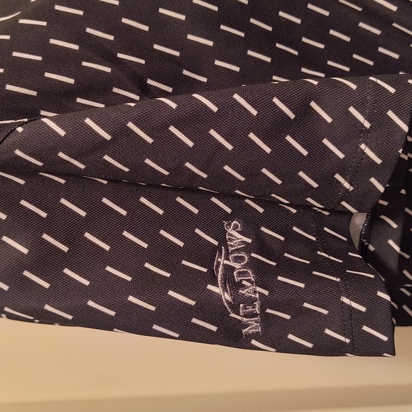 Nike Dri-Fit Black and White Golf Top (L) - Picture 6 of 8